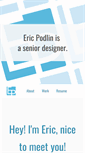 Mobile Screenshot of ericpodlin.com